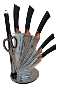 SET DE CUTITE CU SUPORT ROTATIV 7 PIESE (JA0023)