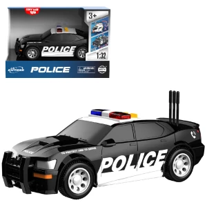 1:32 Mașină de poliție cu fricțiune (lumini /sunete)