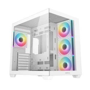 Carcasă PC Deepcool CG530 4F, Midi-Tower, Fără PSU, Alb