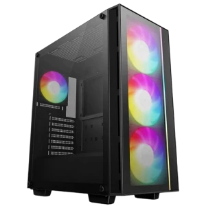 Carcasă PC Deepcool MATREXX 55 V4 , Midi-Tower, Fără PSU, Negru