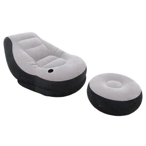 INTEX VELUR ULTRA LOUNGE (Chair &amp; Ottoman) 99x130x76cm / 64x28cm