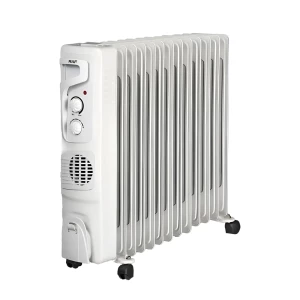 Raf Oil Radiator + Turbo Fan R.1329W, 13 Sections, 2900W, White