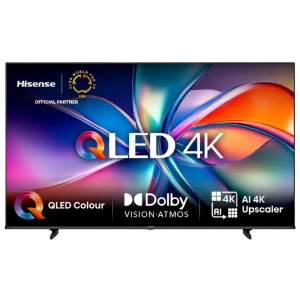 65" QLED SMART TV Hisense 65E7Q, 3840x2160 4K UHD, VIDAA U9, Negru