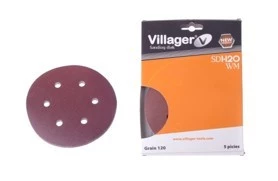 Hartie abraziva cu gauri Villager 150mm P240 5in1