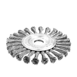 Perie rotunda de slefuit din sarma WOKIN 125 mm (Industrial)