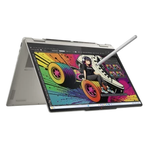 Laptop 14" Lenovo Yoga 7 2-in-1 14APK10, Seashell, AMD Ryzen AI 7 350, 24GB/1024GB, Fără SO