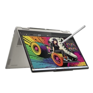 Laptop 14" Lenovo Yoga 7 2-in-1 14APK10, Seashell, AMD Ryzen AI 5 340, 24GB/1024GB, Fără SO