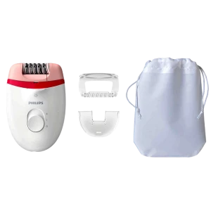 Эпилятор PHILIPS BRE255/00, Белый/Розовый
