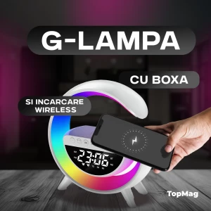 G-LAMPA CU BOXA SI INCARCARE  WIRELESS