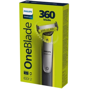 Trimmer pentru bărbați Philips OneBlade QP2834/20, Verde | Carbonic