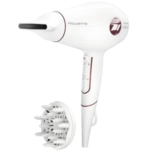 Uscător de păr Rowenta Volumizer CV6135F0, 1780 W, Alb