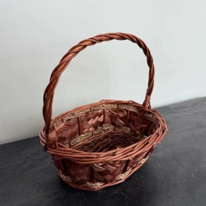 COS CAFENIU DECORATIV CU TOARTA – OVAL 27x20 CM (M16-235)