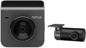 Set DashCam față și spate 70mai Dash Cam A400, 2560x1440, Gri