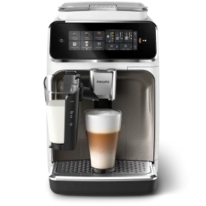 Aparat de cafea Philips EP3343/90, Oțel Inoxidabil / Alb