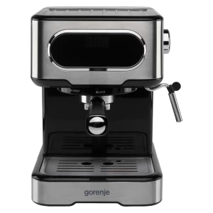 Cafetiera manuala Gorenje ESCM15DBK, 1100W, Argintiu
