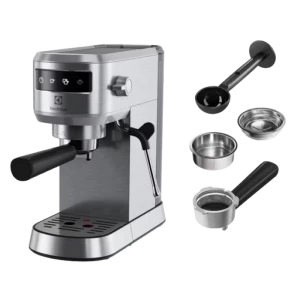 Cafetiera manuala Electrolux E6EC1-6ST, 1450W, Oțel inoxidabil