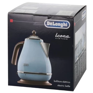 Fierbător electric DeLonghi KBOV 2001 AZ, Albastru deschis