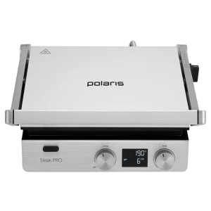 Электрический Гриль Polaris PGP3005, 2000Вт, Серебристый