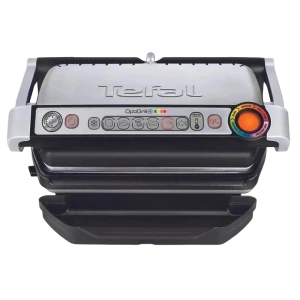 Grătar electric Tefal OptiGrill, 2000W, Argintiu