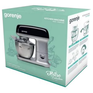 Robot de bucătărie Gorenje Retro Collection MMC1000RLBK, Negru