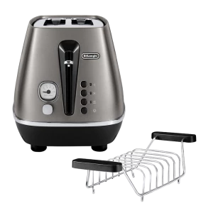 Тостер DeLonghi CTIN2103.TB, Titanium Black