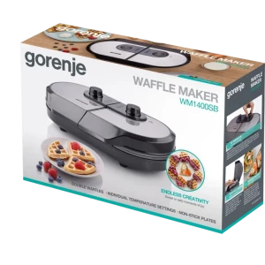 Aparat pentru vafe Gorenje WM1400SB, Negru