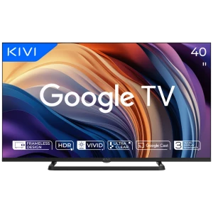 40" LED SMART Телевизор KIVI 40F710QB +PULT!, 1920x1080 FHD, Google TV, Черный