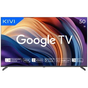 50" LED SMART Телевизор KIVI 50U710QB, 3840x2160 4K UHD, Google TV, Чёрный
