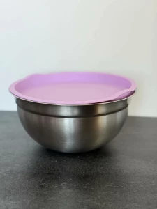 BOL DIN OTEL INOXIDABIL CU CAPAC DE CULOARE VIOLET (1022-4)