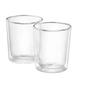Set de pahare DeLongh DLSC318, 400 ml, 2 buc, Transparent