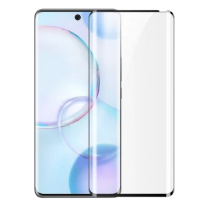 Защитное стекло Cellularline Impact Glass Curved - Galaxy S21 Ultra, Чёрный