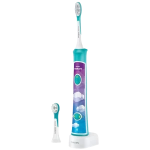 Periuța de dinți electrică sonică PHILIPS Sonicare For Kids HX6322/04, Turcoaz