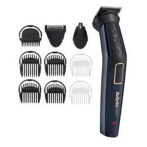 Мужской Триммер BaByliss 8-in-1 Carbon Steel Multi Trimmer MT728E, Чёрный