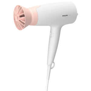 Uscător de păr Philips BHD300/00, 1600W, Alb | Roz