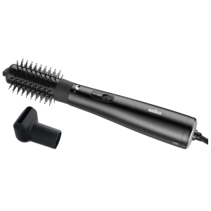 Uscător de păr-perie Braun AS4.2, 1000W, Negru
