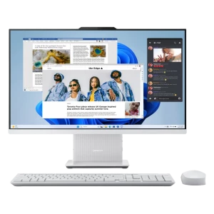 Моноблок Lenovo IdeaCentre AIO 27ARR9, 27", AMD Ryzen 7 7735HS, 16Гб/1024Гб, Без ОС, Cloud Grey