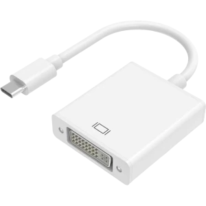 Adaptor Video APC Electronic APC-631001, Type-C - DVI-D (F), 0,1m, Alb