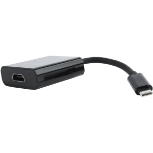 Видеоадаптер Cablexpert A-CM-HDMIF-01, Type-C - HDMI (F), 0,15м, Чёрный