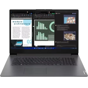 Laptop Business 17,3" Lenovo V17 G4 IRU, Iron Grey, Intel Core i7-1355U, 16GB/512GB, Fără SO