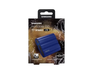 SSD portabil extern Samsung T7 Shield, 2 TB, Albastru (MU-PE2T0R/WW)
