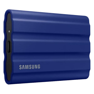 Внешний портативный SSD накопитель Samsung T7 Shield, 1 ТБ, Синий (MU-PE1T0R/EU)