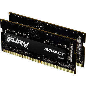Оперативная память Kingston FURY Impact, DDR4 SDRAM, 3200 МГц, 32 Гб, KF432S20IBK2/32