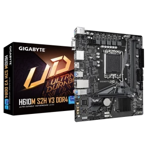 Материнская плата Gigabyte H610M S2H V3 DDR4, LGA1700, Intel H610, Micro-ATX