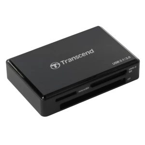 Cititor de carduri Transcend TS-RDF9, micro-USB, USB Type-A, Negru