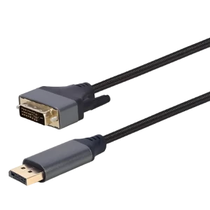 Видеокабель Cablexpert CC-DPM-DVIM-4K-6, DisplayPort (M) - DVI-D (M), 1,8м, Чёрный