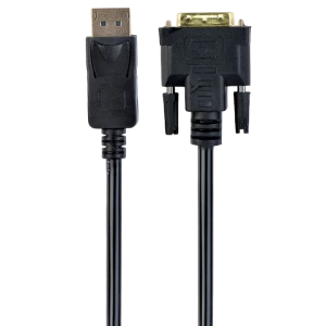 Cablu Video Cablexpert CC-DPM-DVIM-3M, DisplayPort (M) - DVI-D (M), 3m, Negru