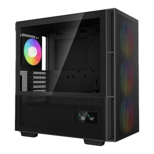 Carcasă PC Deepcool CH560 Digital, Midi-Tower, Fără PSU, Negru