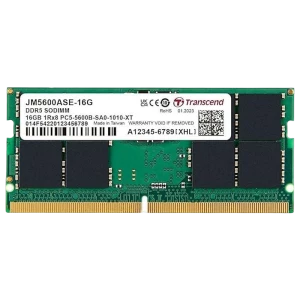 Memorie RAM Transcend JetRam, DDR5 SDRAM, 5600 MHz, 16GB, JM5600ASE-16G