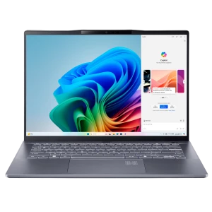 Ноутбук 14,5" Acer Swift Go 14 AI SFG14-01, Steel Grey, Qualcomm Snapdragon X Plus X1P-42-100, 16Гб/1024Гб, Windows 11 Home