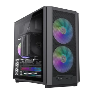 Carcasă PC Gamemax F36 BK, Mini-Tower, Fără PSU, Negru